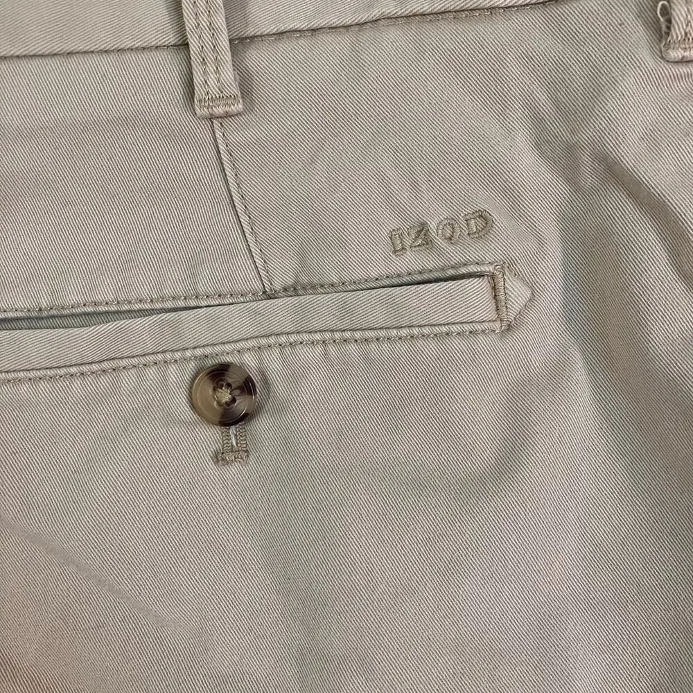 Izod Tan Chino Shorts Saltwater Stretch Men's‎ 34